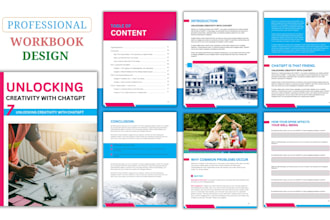 design ebook, workbook, lead magnet