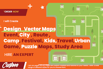 provide expert vector maps cartography designs