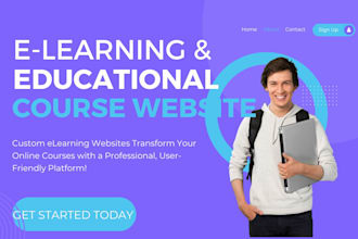 create a custom elearning website for online courses with kajabi or thinkific