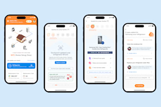do mobile app design for IOS and android in figma