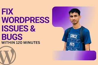 fix wordpress issues bug, critical errors, elementor pro, divi website expert
