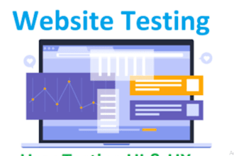 test your website functionality and usability