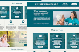 home care website home care wordpress home care wix website