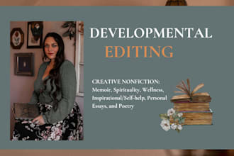 developmentally edit your creative nonfiction manuscript