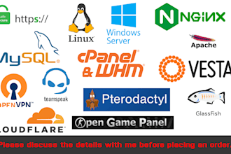 fix linux, windows server, mysql, cpanel whm issues