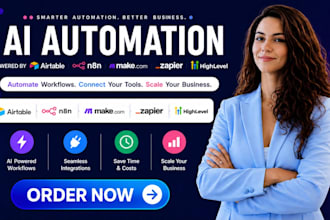 setup airtable database, automation, softr webapp, make com and n8n