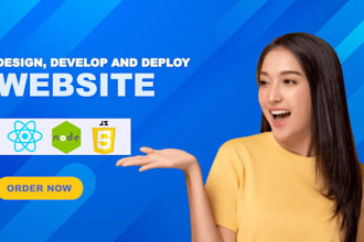 build website front end developer landing page html website