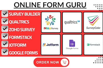 setup survey builder qualtrics  zoho survey  formstack tally jotform google form