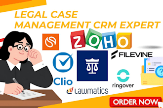 integrate docverify smokeball law ruler filevine mycase ringover with zoho crm