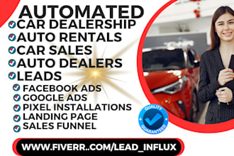 generate car dealership leads car sales used car rental auto dealership leads