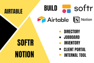 build glide app softr airtable client portal airtable database softr design