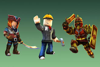 build advance roblox gameplay,simulation,rpg,script,3d roblox model,hood game,ui