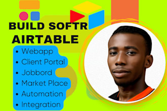 setup airtable database softr website airtable automation setup client portal