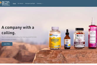 build nutraceutical website peptide website supplement nootropic shopify store