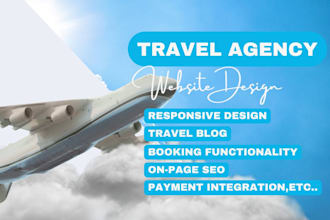design travel agency tour tourism luxury destination hotel booking website