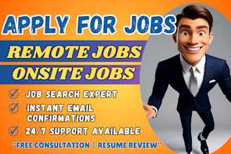 search and apply for remote jobs and onsite job applications