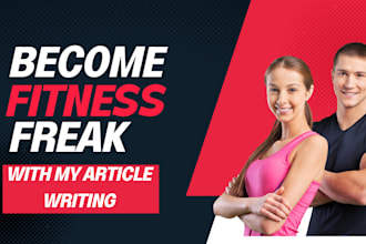 write an articles on health, fitness, bodybuilding, nutrition or mental health