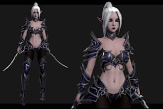 3d character builder, realistic 3d model, 2d to 3d, ue, unity rig  and animate