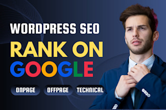 provide wordpress SEO services to help you rank on google search