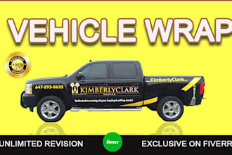 do creative vehicle wrap, truck wrap, van wrap, car, or any vehicle wrap design