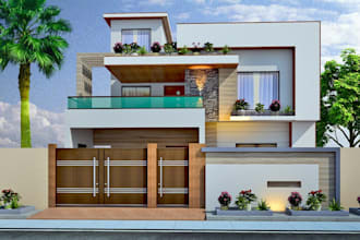 do photorealistic 3d exterior modeling and rendering