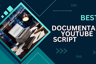 write documentary script for youtube and podcast