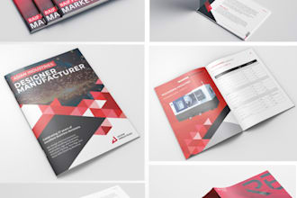 do all kind of business brochure design bifold, trifold