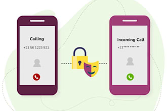 integrate call masking phone number masking in 6amtech apps