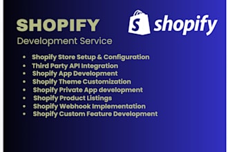 build shopify apps, and stores,develop features and fix bugs