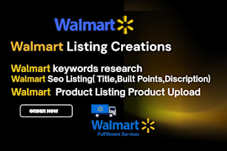 create SEO optimized walmart product listings to boost sales