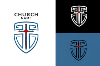 design professional church ministry religious community logo