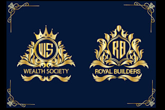 design a vintage heraldic family crest or coat of arms logo