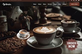 design coffee shopify store coffee website private label coffee shopify store