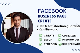 do facebook business page create and setup, social media accounts