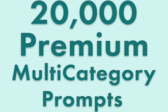 provide a 20,000 chatgpt premium prompts bundle