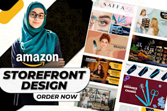 create amazon storefront design or amazon brand store design