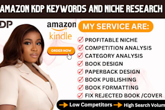 profitable amazon kdp keyword category and niche research