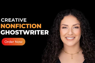 ghostwrite your nonfiction as a ghost book writer, ghostwriter, ebook writer