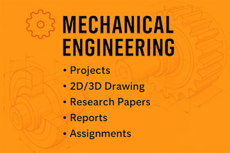 do mechanical engineering projects, reports, labs reports