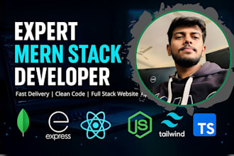 develop custom mern stack website as a mern stack developer using reactjs nodejs