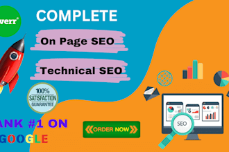 do onpage SEO and technical optimization for your google rank