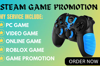 do steam game promotion, steam wishlist, and game marketing