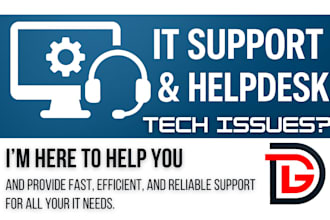 provide remote microsoft 365, windows IT support and helpdesk