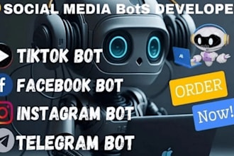 develop youtube bot tiktok bot twitch bot instagram api bot live streaming bot