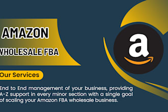 be your amazon wholesale fba, supplier, product research, brand approval expert