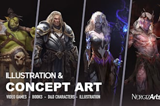 create amazing fantasy concept art, digital art