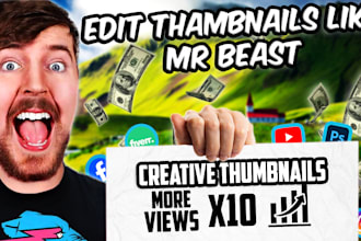 edit thumbnails like mr beast