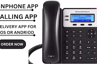 build linphone app, calling app, temu app, delivery app for ios or andriod