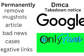 permanently remove mugshot,cases,article,bad news and negative links from google