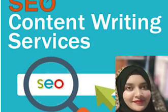 do seo article writing ,blog post writing, and content writing